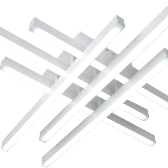 LUSTRA LED AXIS ALB 6 BRATE 90W 8100LM
