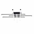 LUSTRA LED AXIS NEGRU 6 BRATE 90W 6080LM