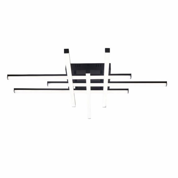 LUSTRA LED AXIS NEGRU 6 BRATE 90W 6080LM