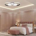 Lustra Led 6 brate Neagra AXIS