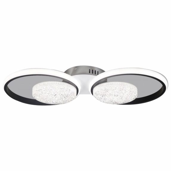 Lustra Led 6 brate Neagra AXIS