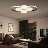 LUSTRA LED EDERA 6 CERCURI 83W 7700LM