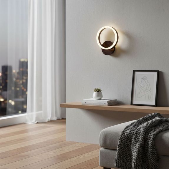 Aplica dormitor perete led 18w 200mm 3 culori 3000K/4000K/6500K