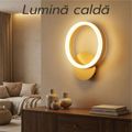 Aplica aurie led perete 18w 200mm 3 culori 3000K/4000K/6500K