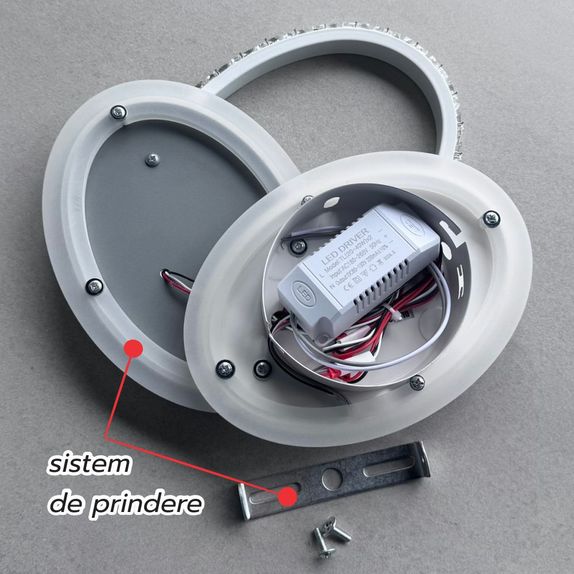 Aplica 30w/2200lm 3000k/4000k/6500k 250x60mm perete