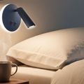 Aplica led perete neagra cu spot 10W 3000K/4000K/6500K