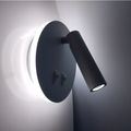 Aplica led perete neagra cu spot 10W 3000K/4000K/6500K