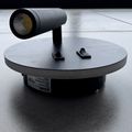 Aplica led perete neagra cu spot 10W 3000K/4000K/6500K