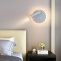 Aplica LED Moderna cu Spot Orientabil, 10W, Design Alb Minimalist