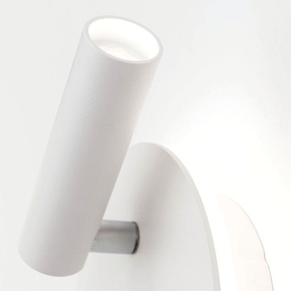Aplica LED Moderna cu Spot Orientabil, 10W, Design Alb Minimalist