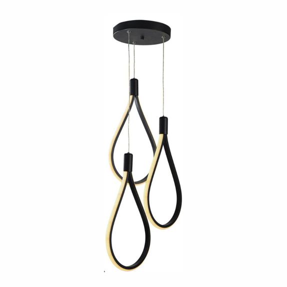 Candelabru led 72W negru 3000K/4000K/6400K