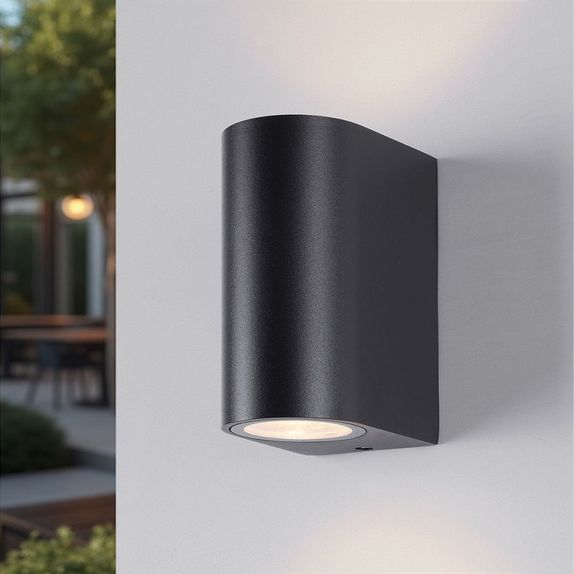 Aplica de exterior , 2x5W, Gu10 lumina calda, IP44