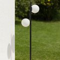 Stalp LED de gradina negru , 164x164x1100mm