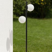 Stalp LED de gradina negru, 164x164x1100mm