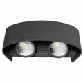 Aplica LED Perete Lumaro 4w 280lm 3000k Negru 120*78*40mm