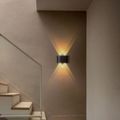 Aplica LED Perete Lumaro 4w 280lm 3000k Negru 120*78*40mm