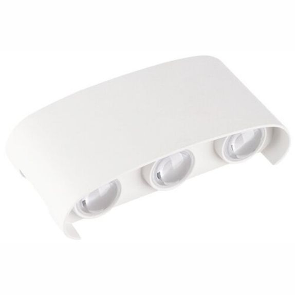 APLICA LED PERETE LUMARO 6W 420LM 3000K ALB 168*78*42MM