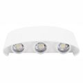 APLICA LED PERETE LUMARO 6W 420LM 3000K ALB 168*78*42MM