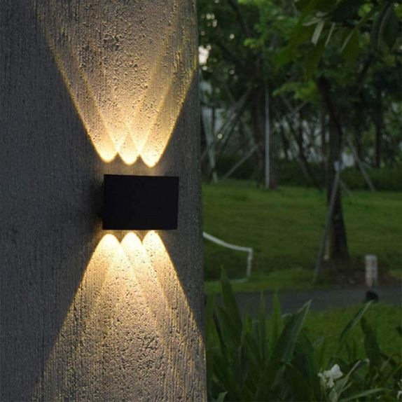 APLICA LED PERETE LUMARO 6 LED-URI NEAGRA