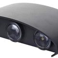 APLICA LED PERETE LUMARO 6 LED-URI NEAGRA