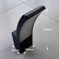 Aplica LED de exterior, 12W=60W, 3000K, lumina calda, IP65