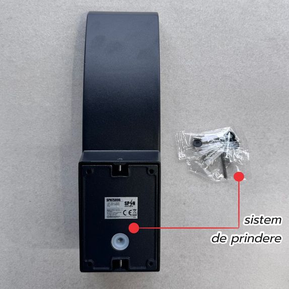 Aplica LED de exterior, 12W=60W, 3000K, lumina calda, IP65
