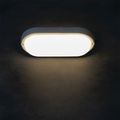 Aplica LED BAT Ovala , cu protectie IP65 ,10W=90W, 4000K, lumina neutra