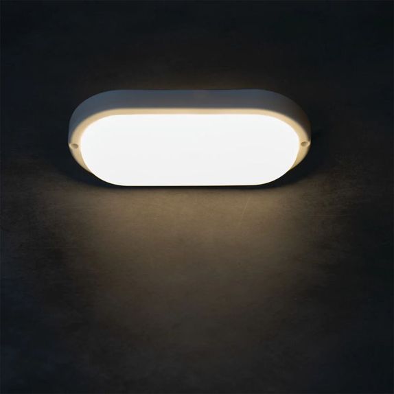 Aplica LED BAT Ovala , cu protectie IP65 ,10W=90W, 4000K, lumina neutra