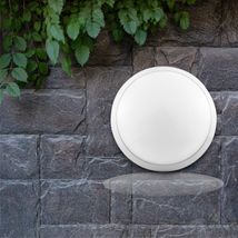 Aplica LED Rotunda de exterior fi180, 12W=100W, 4000K, lumina neutra, cu protectie IP65