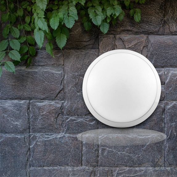 Aplica LED Rotunda de exterior fi180, 12W=100W, 4000K, lumina neutra, cu protectie IP65
