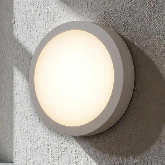 Aplica LED Rotunda de exterior fi180, 12W=100W, 4000K, lumina neutra, cu protectie IP65