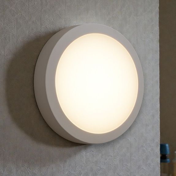 Aplica LED Rotunda de exterior fi180, 12W=100W, 4000K, lumina neutra, cu protectie IP65