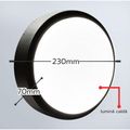 Aplica rotunda Lara IP65 15W 3000K 1350LM, lumina calda