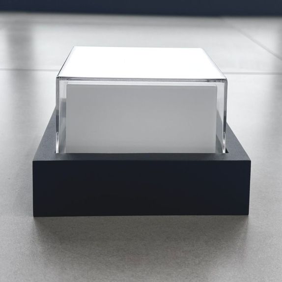Aplica patrata de exterior, 12W=75W, 3000K, lumina calda, IP65