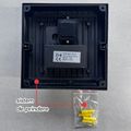 Aplica patrata de exterior, 12W=75W, 3000K, lumina calda, IP65
