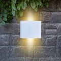 Aplica LED de exterior extra-plata, 6W=40W, 3000K, lumina calda, IP65