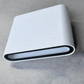 Aplica LED de exterior extra-plata, 6W=40W, 3000K, lumina calda, IP65