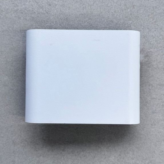 Aplica LED de exterior extra-plata, 6W=40W, 3000K, lumina calda, IP65