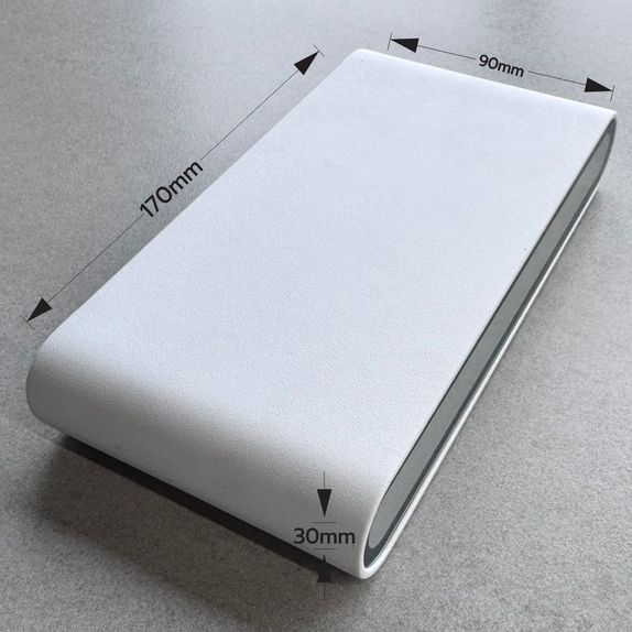 Aplica de exterior extra-plata , 12W=75W, 3000K, lumina calda, IP65