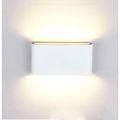 Aplica de exterior extra-plata , 12W=75W, 3000K, lumina calda, IP65