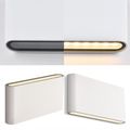 Aplica de exterior extra-plata , 12W=75W, 3000K, lumina calda, IP65