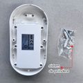 Aplica ovala de exterior cu senzor de miscare 360°, 8W=60W, 650Lm, IP65, lumina rece