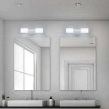Corp LED baie inox, 10W, 6500K, lumina rece, cu protectie IP44, 450mm