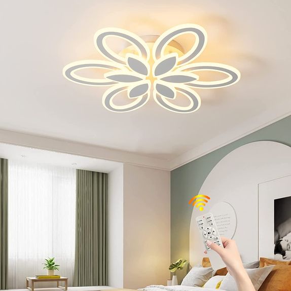 Lustra LED Living 5 Brate 140W – Telecomanda IR, 3 Temperaturi de Culoare, 60cm