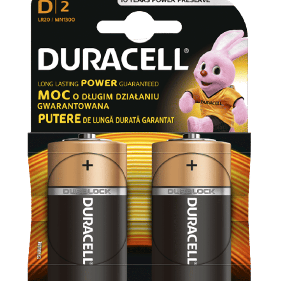 BATERIE DURACELL R20 ALKALINA 