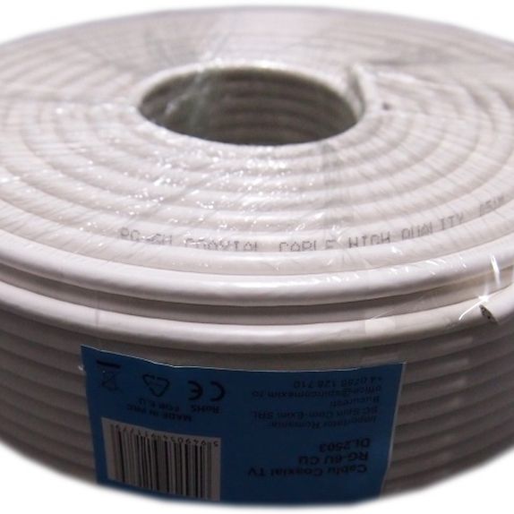 Cablu TV Coaxial Rg6 Cupru DL2503