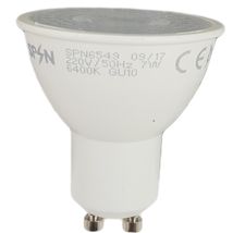 Bec Led Gu10, model R50, 7W=55W, lumina rece