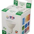 Bec Led Gu10, model R50, 7W=55W, lumina rece