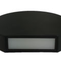Aplica Semicerc Perete Ø135, 7W 3000K, lumina calda, cu protectie IP65