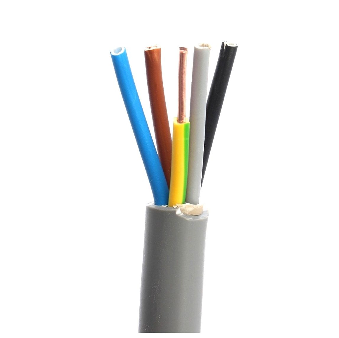 Cablu electric rigid ignifug CYYF 5x6mm (tambur),Cabluri